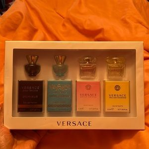 4 Travel size Versace fragrances